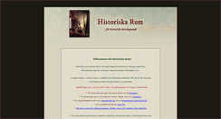 Desktop Screenshot of historiskarum.se