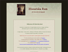 Tablet Screenshot of historiskarum.se